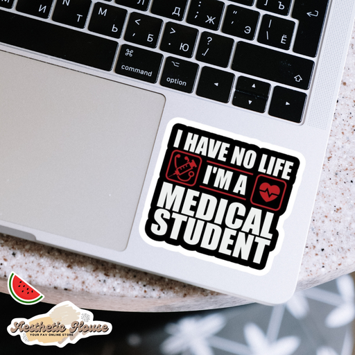 Medical student sticker